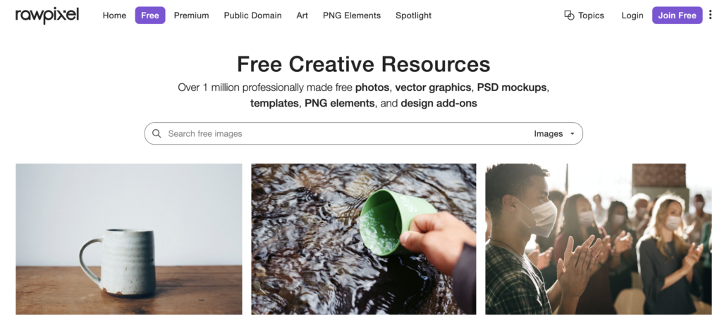 rawpixel site