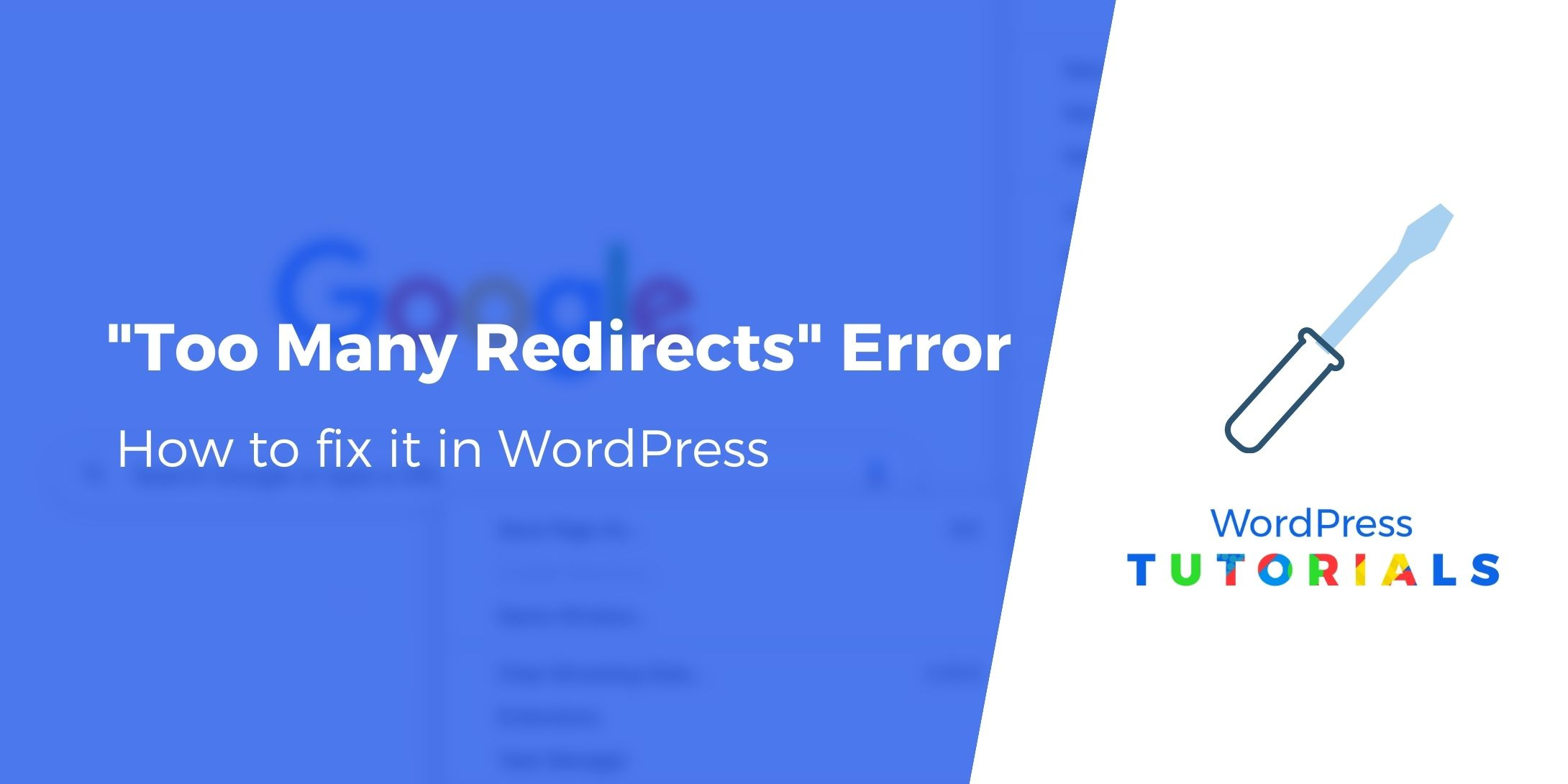 how to fix too many redirects error
